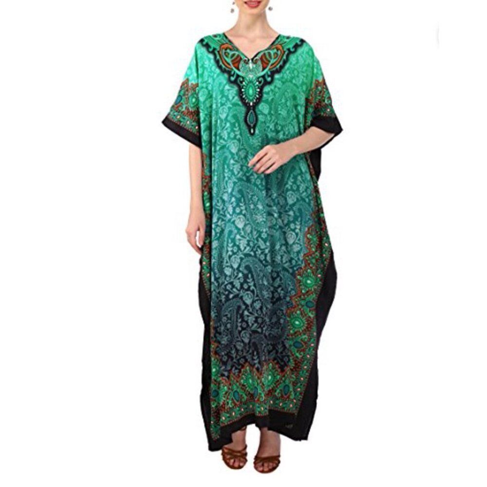 Miss Lavish London Women Ombre Kaftan / House Dress Size 14 - 18 NWT